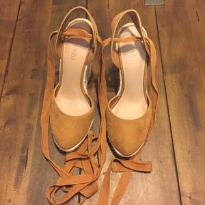 Nine West Ankle Wrap Espadrilles